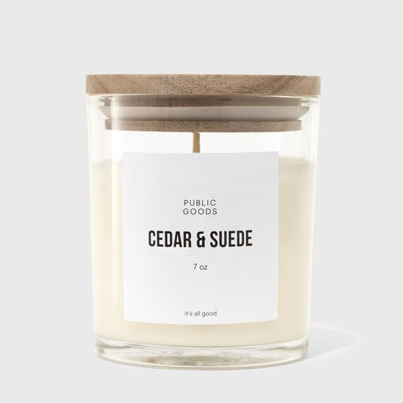 Public Goods Other - Public Goods Cedar & Suede Soy Candle 7oz.
